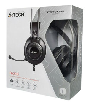 A4TECH Headset 3.5mm 50mm ακουστικά μαύρα