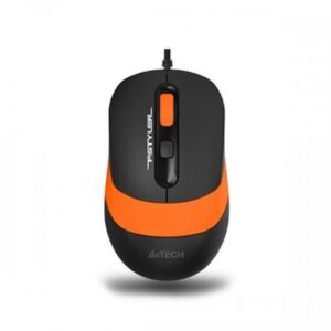 A4Tech Ποντίκι Ενσύρματο Μαύρο-Πορτοκαλί 1600 DPI