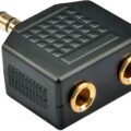 Ac-012 3.5mm Plug 2x3.5mm Sockets Jack