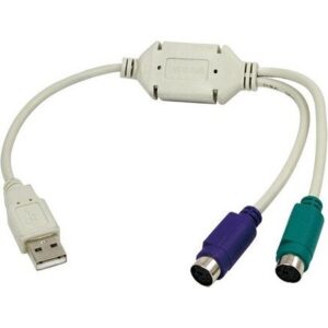 Adapter USB 2 to 2 x PS/2 AU0004