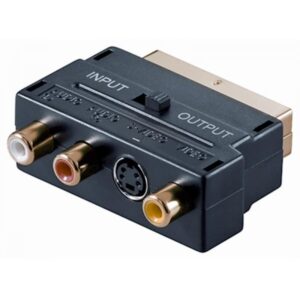 Adaptor Scart-3Rca+Svhs+Switch Sc2014 Yt
