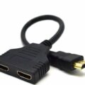 Adaptor Slitter Hdmi M Σε 2hdmi Fem Dt 18182