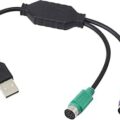 Adaptor Usb To Ps2 Cable Keyboard Mouse Ps2 Σε Usb