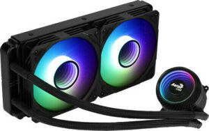 Aerocool Mirage L240 Υδρόψυξη Επεξεργαστή Διπλού Ανεμιστήρα 120mm με RGB Φωτισμό