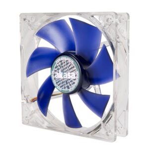 Akasa AK-191BL Cooler 12*12 Crystal Blue Rotor