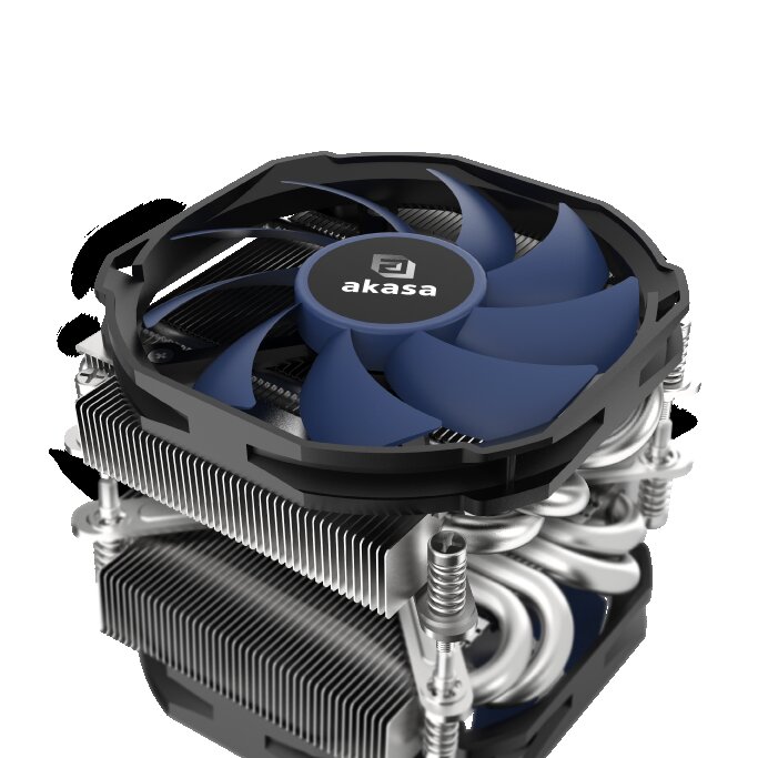 Akasa Cooler Dual Core Socket 775 HeatPipe με Blue LED Fan