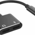 Αντάπτορας Ήχου Andowl Lightning male σε 3.5mm Stereo Θηλυκο