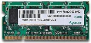 Apacer Ddr2-Sod 2048Mb 667Mhz Pc53000