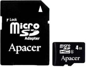 Apacer micro SD card 4GB HC Class 6