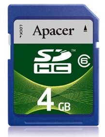 Apacer Sd Card 4gb Hc Class6
