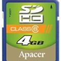 Apacer Secure Digital Card 4gb Retail Hc Cl