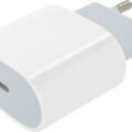 Apple Φορτιστής Τοίχου με Θύρα USB-C 20W Λευκός
