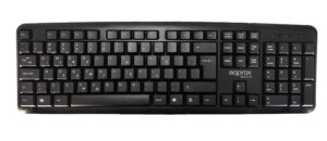 Approx Πληκτρολόγιο USB 2.0 Wired Standard Black Waterproof