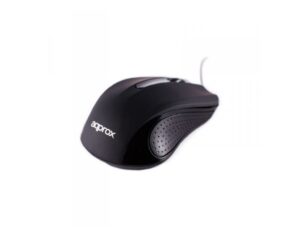 Approx USB Optical Mouse Ergonomic Black 1000DPI