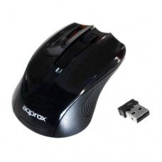 Approx Wireless Optical Mouse 1200dpi Black