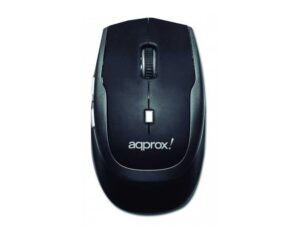 Aqprox 2.4GHz Wireless Optical Mouse - 5 Buttons 1600dpi with Nano Receiver