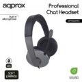 Aqprox Headphone Profesional Chat Black/Grey