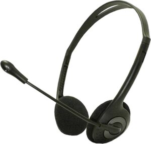 Aqprox Multimedia Stereo Headset For Pc With Volume Control Mic
