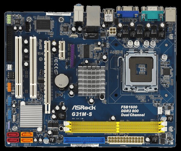 ASRock M-ATX S775/IG31 VGA 2DDR2 2PCI PCE16X LAN SATAII