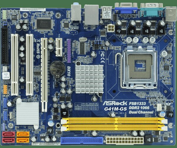 ASRock M-ATX S775/IG41 VGA 2DDR2 2PCI PCIE16X GLAN S