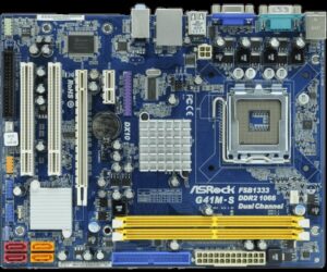 ASRock M-ATX S775/IG41 VGA 2DDR2 2PCI PCIE16X LAN