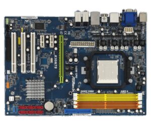ASRock M-ATX SAM2+/NVIDIA 4DDR2/1066 PCI16X VGA GLAN