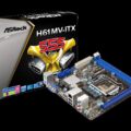 Asrock Mitx S1155/h61 2ddr3 1pcie16x Gl S2 U2 Scap Dvi