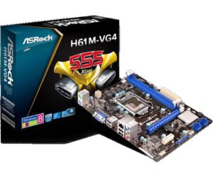 Asrock Motherboard H61vg4 S1155