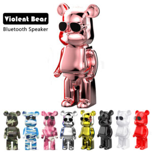 Ασύρματο Φορητό Ηχείο Bluetooth B2 Violent Bear ροζ