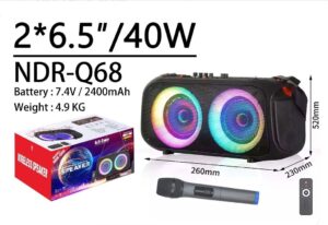 Ασύρματο Φορητό Ηχείο Bluetooth RGB Dj Equipment