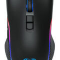 Aula ενσύρματο gaming ποντίκι Wind F806 2400DPI 7 πλήκτρα RGB μαύρο