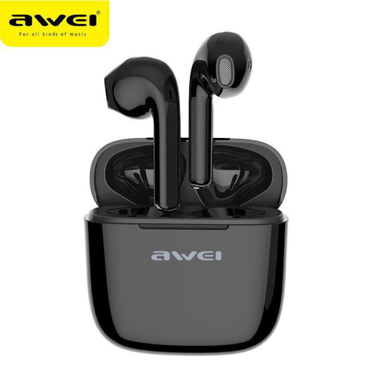 Awei Ακουστικά In-ear Bluetooth Handsfree με Θήκη Φόρτισης T26 Pro