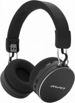Awei Ασύρματα Ακουστικά Bluetooth Over Ear Μαύρα