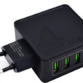 Awei Φορτιστής με 4 Θύρες USB-A μαύρος