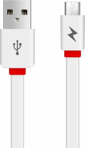 AWEI Καλώδιο Micro USB 1m - Charge & Data Cable Πλακέ
