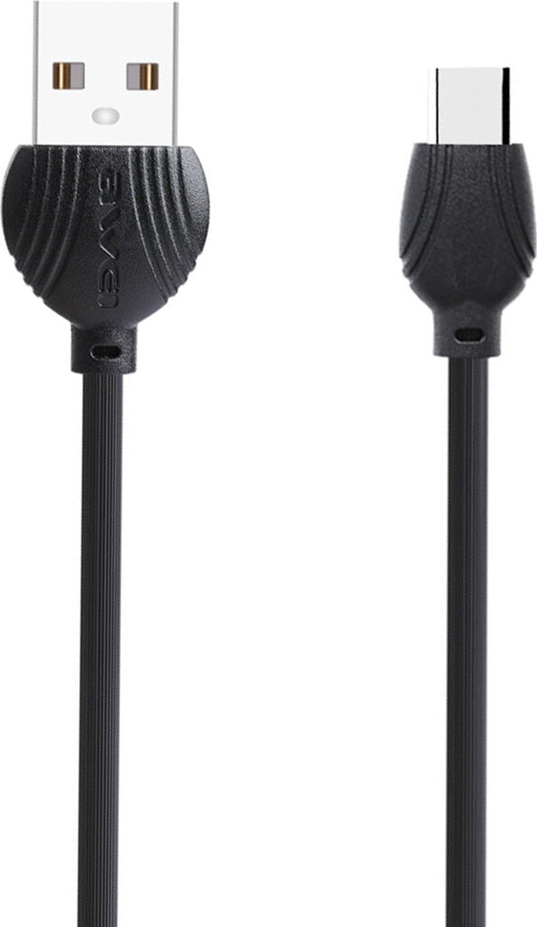 Awei Kαλώδιο Type-C σε USB-A 2.5A 1m μαύρο