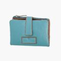 Bartuggi Γυναικείο Δερμάτινο Πορτοφόλι Turquoise Small