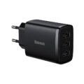 Baseus Φορτιστής Χωρίς Καλώδιο με 3 Θύρες USB-A 17W Μαύρος