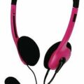 Basicxl - Headset 1 Pink Stereo Headset With Mic