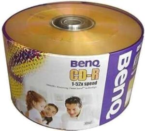 Benq CD-R80 Disk 52x 700MB Case 50 Music Jazz