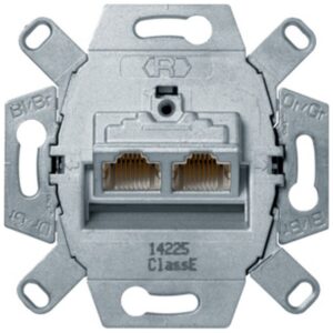 Berker Πρίζα RJ45 Διπλή STP Cat 250mhz