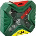 Bosch Σετ X-Line Classic Τρυπάνια & Μύτες & Καρυδάκια 34τμχ.
