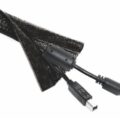 Brateck Πλέγμα Καλωδίων Τύπου Flex Wrap Vs 85 100x8.5cm Μαύρο