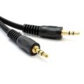 Cable Aux 3.5 Jack Ενισχυμενο 1.5m Black