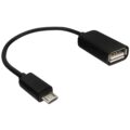 Cable Otg Microusb To Usb Type A Plug F For Smartphone