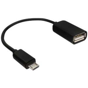 Cable Otg Microusb To Usb Type A Plug F For Smartphone