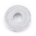 Cableexpert Flat Τηλεφωνικό Καλ. Άσπρο 100cm - 4 Wires