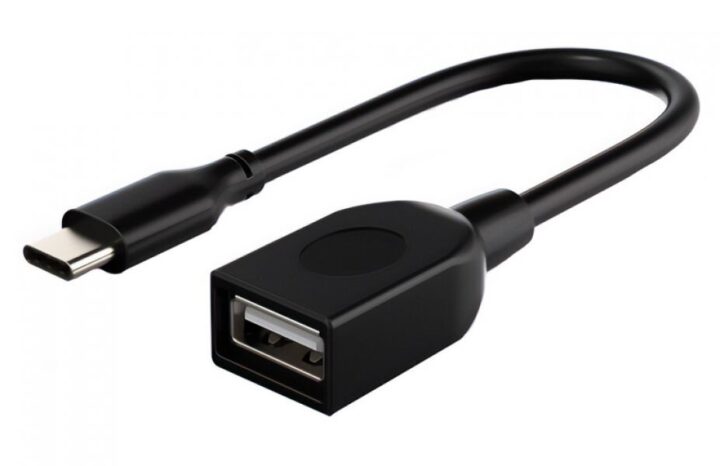 Cabletime Καλώδιο USB Type-C Σε USB 2.0 Cmaf2 480Mbps 0.15m Μαύρο