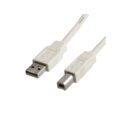 Cablexpert Καλώδιο Εκτυπωτή Usb 2.0 A B 1.8m White