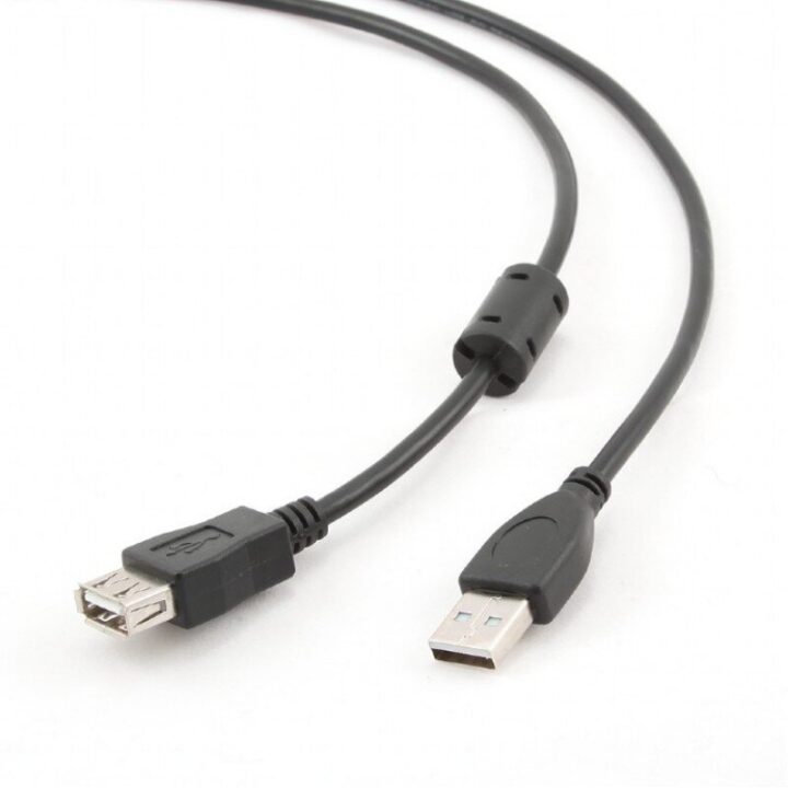 Cablexpert Premium quality USB 2.0 AM/AF Extension Cable 4.5m Black